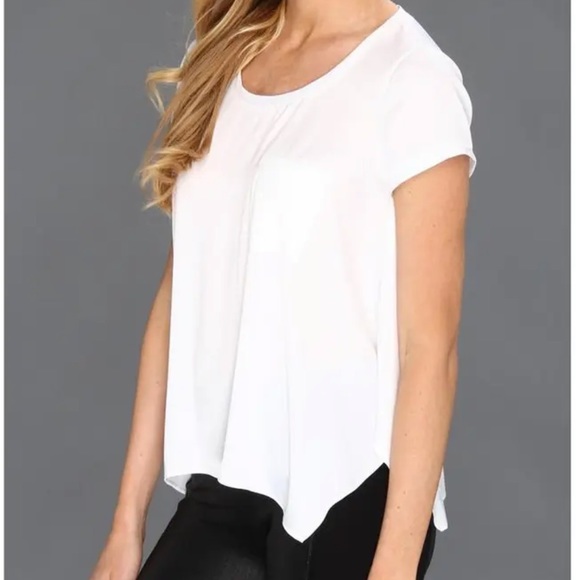 BCBG Kelsey Top - Silky & Flowy - Color White - Picture 7 of 14